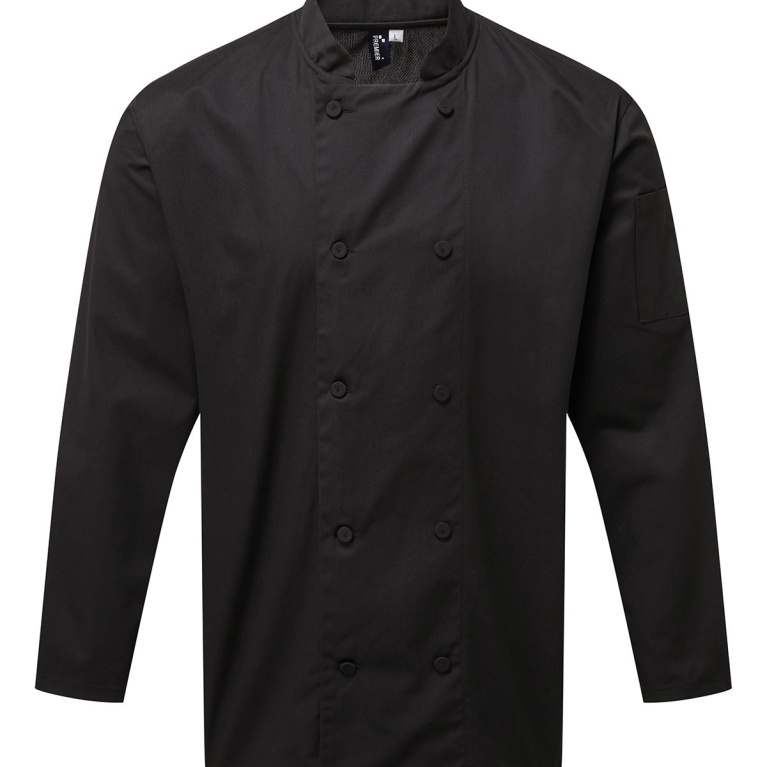 Chef's Coolchecker?? long sleeve jacket - Black