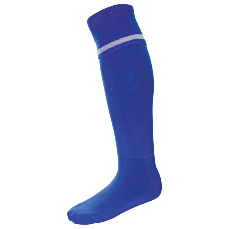 Single Band Sock - Royal/White