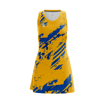 NETBALL DRESS STANDARD BACK - FAST TRACK