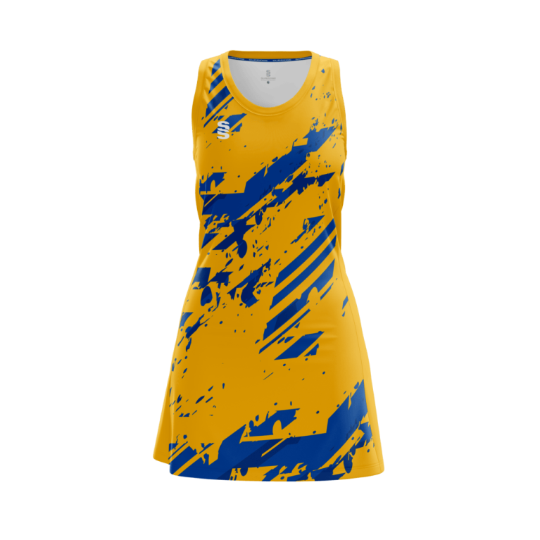 NETBALL DRESS STANDARD BACK - FAST TRACK