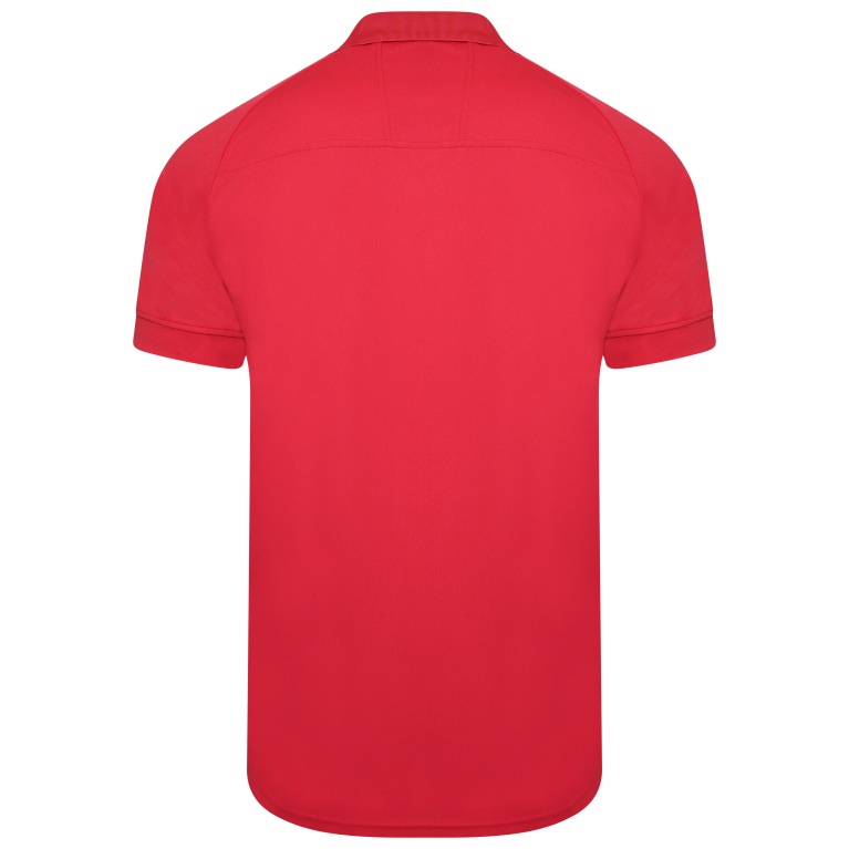 Dual Solid Colour Polo : Red