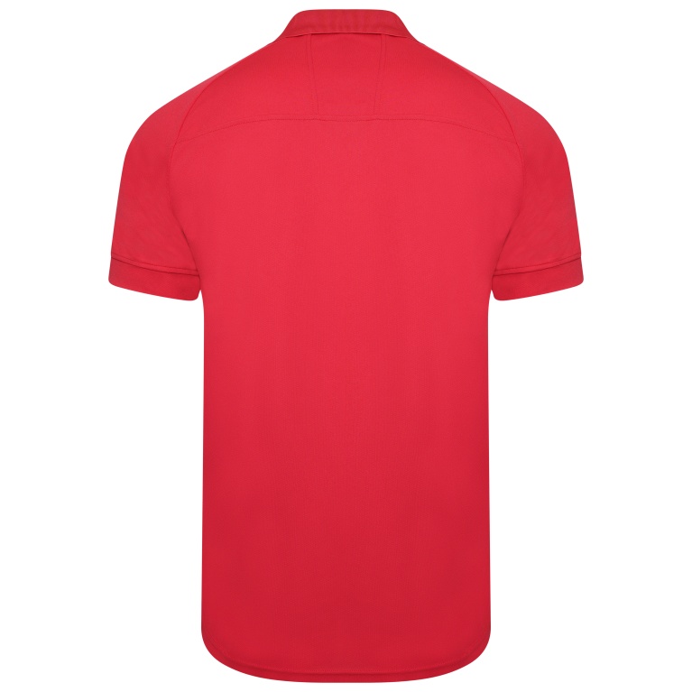 Dual Solid Colour Polo : Red