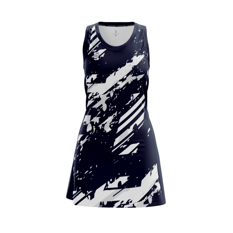 NETBALL DRESS STANDARD BACK - FAST TRACK