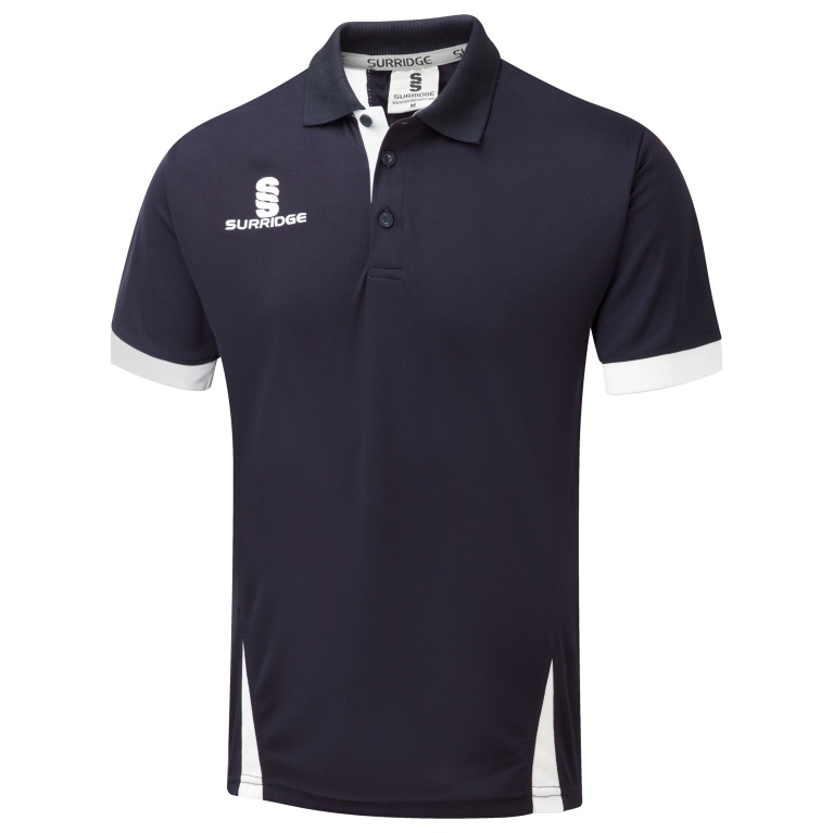 Youth's Blade Polo Shirt : Navy / White