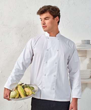Chef's Coolchecker® long sleeve jacket - White