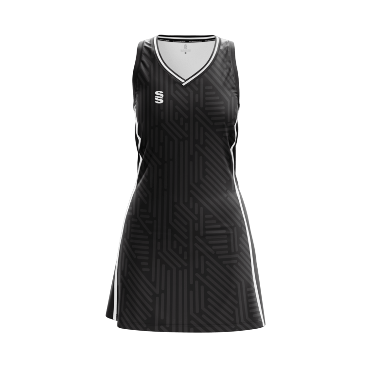NETBALL DRESS STANDARD BACK - FAST TRACK