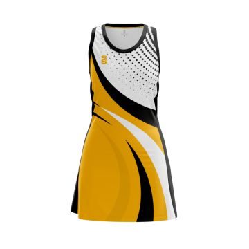 NETBALL DRESS STANDARD BACK - FAST TRACK