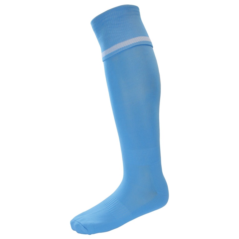 Single Band Sock - Sky/White