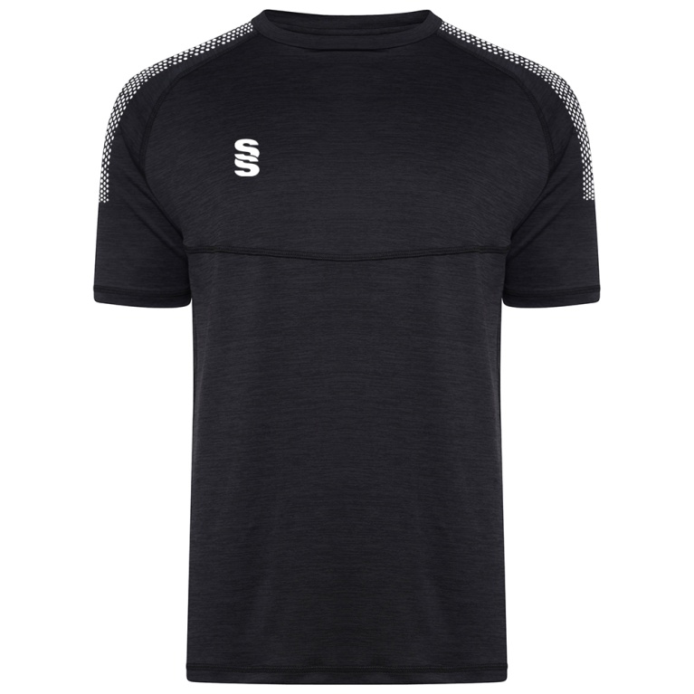 Youth's Dual Gym T-shirt : Black Melange