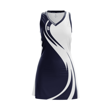 NETBALL DRESS STANDARD BACK - FAST TRACK