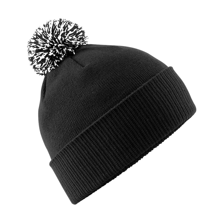 Snowstar Beanie - Black/White