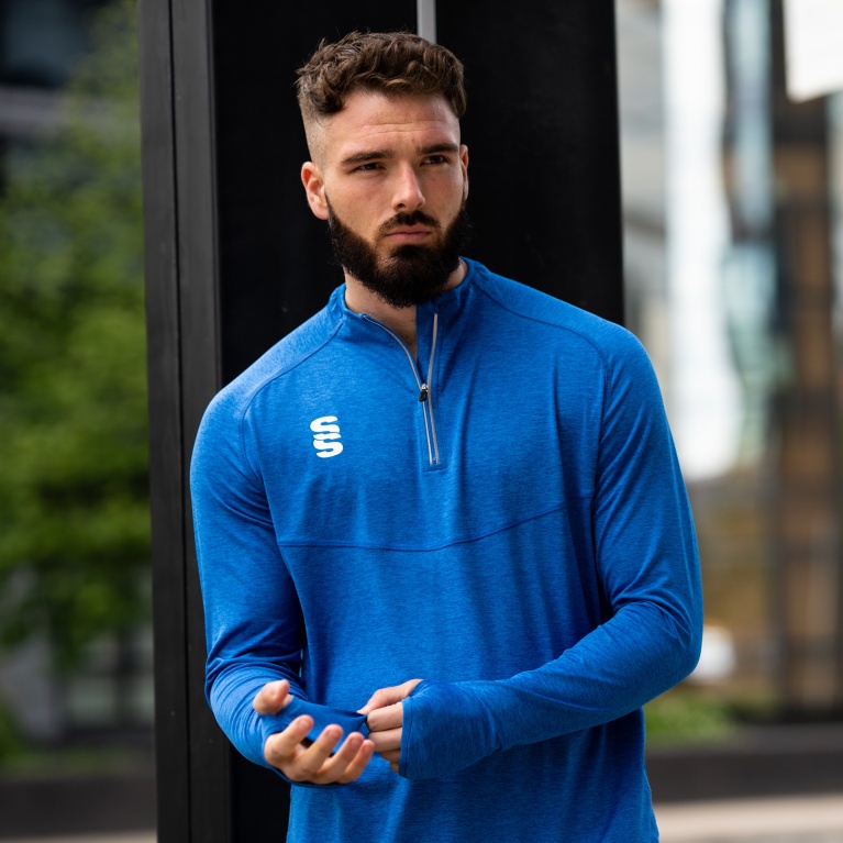 1/4 Zip Dual Performance Top : Royal