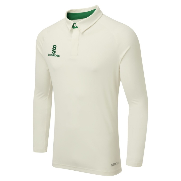 TEK LONG SLEEVE CRICKET SHIRT - GREEN