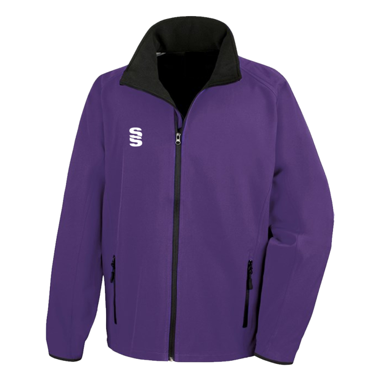 Core printable softshell jacket - Purple