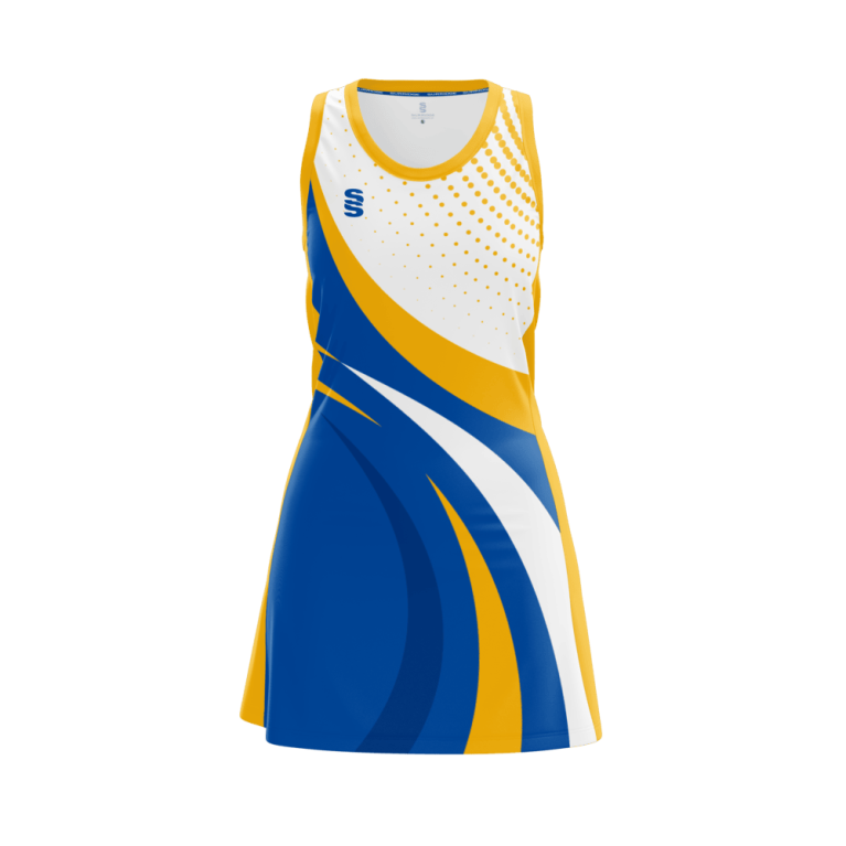 NETBALL DRESS STANDARD BACK - FAST TRACK