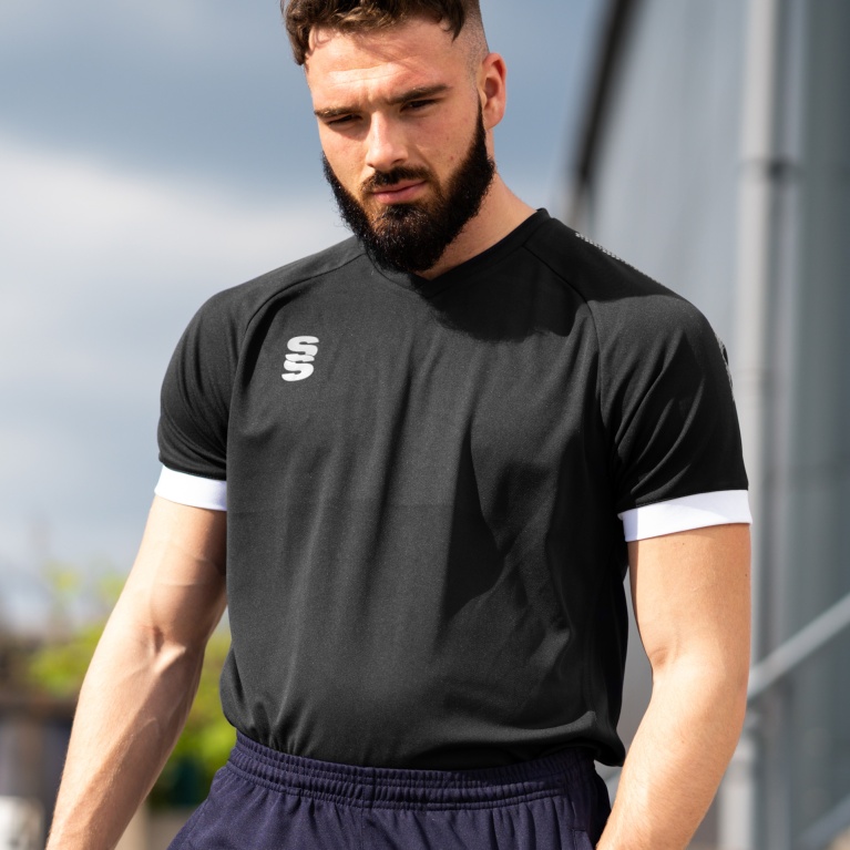 Fuse Training Shirt : Black / White