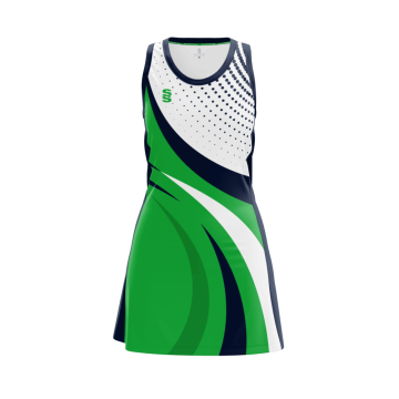NETBALL DRESS STANDARD BACK - FAST TRACK