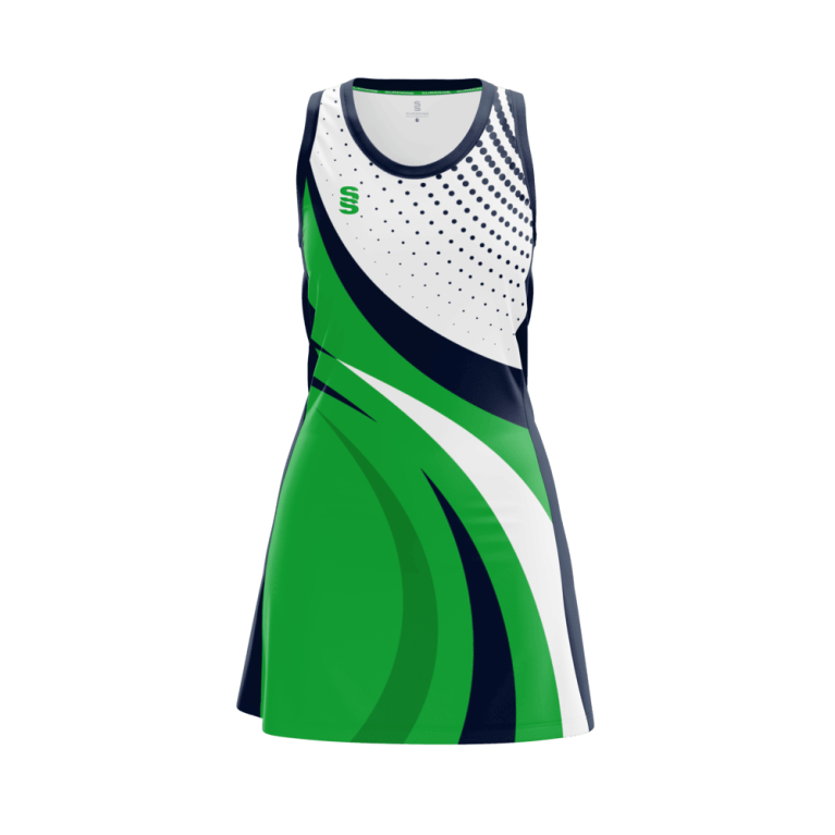 NETBALL DRESS STANDARD BACK - FAST TRACK