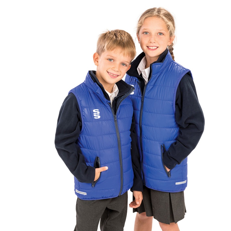 Supersoft Padded Gilet Youth: Royal/Navy