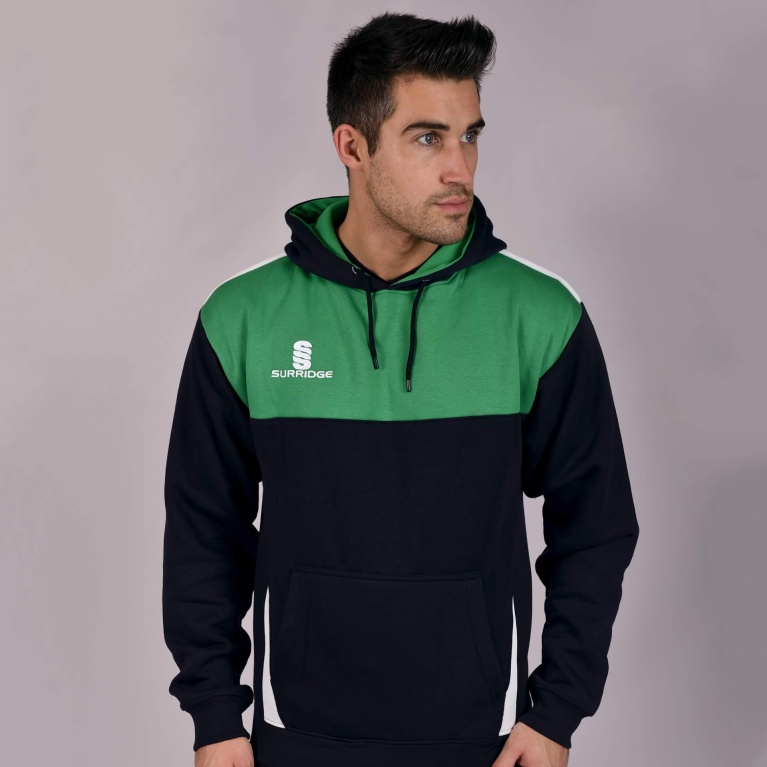 Blade Hoody : Navy / Emerald / White