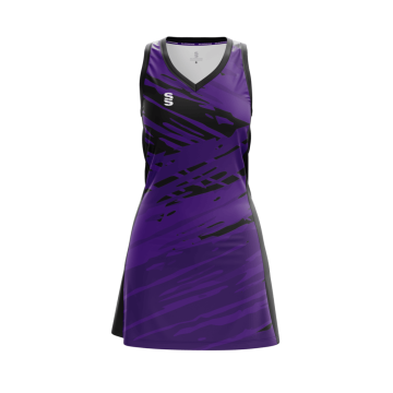 NETBALL DRESS STANDARD BACK - FAST TRACK