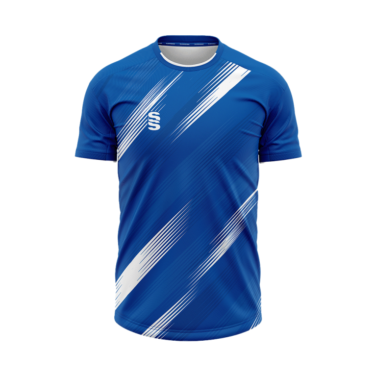 VAPOUR SHIRT-Royal-White
